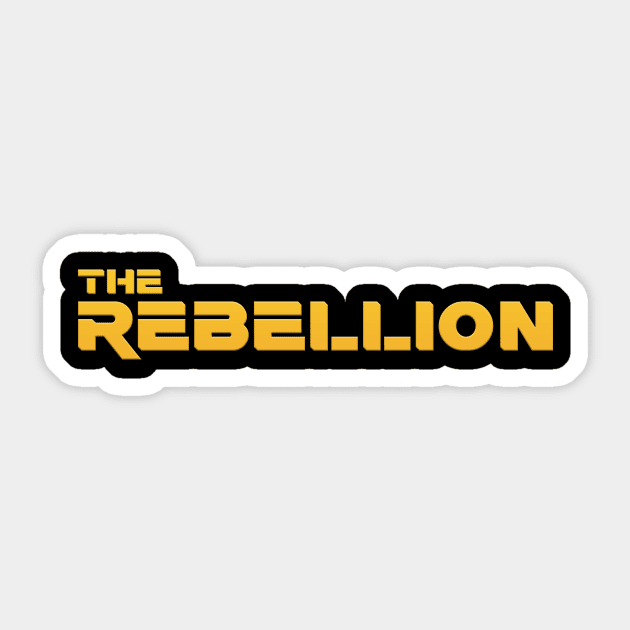 The Rebellion Sticker by Drunk3po